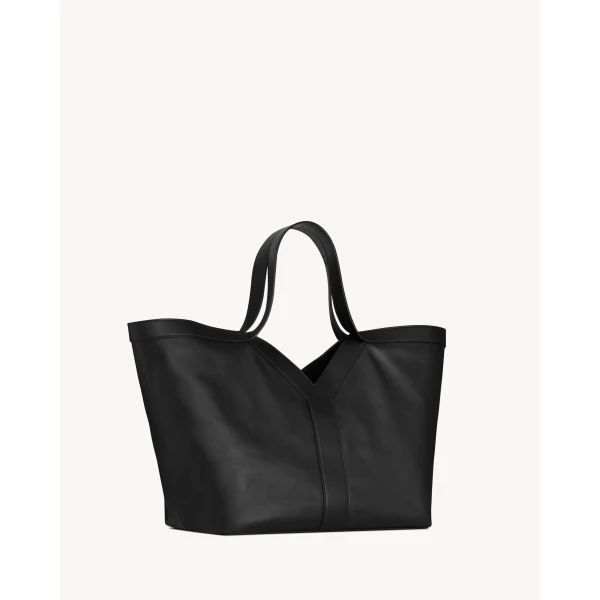 Saint Laurent Y TOTE IN LEATHER designed in Paris