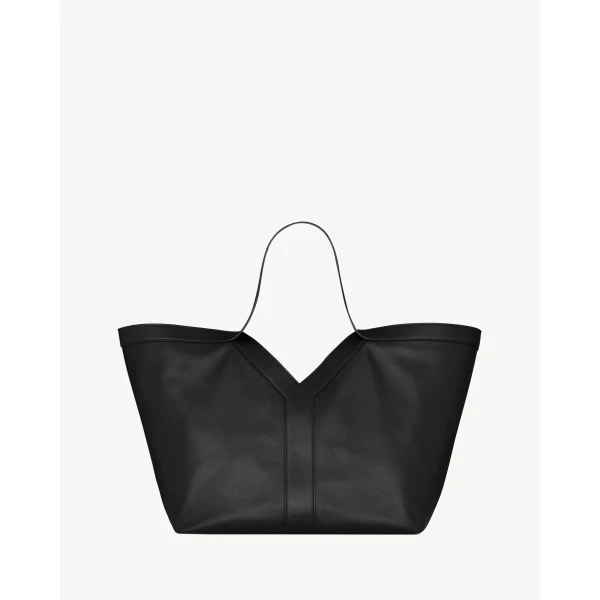 Saint Laurent Y TOTE IN LEATHER designed in Paris