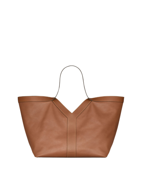 Saint Laurent Y TOTE IN LEATHER designed in Paris