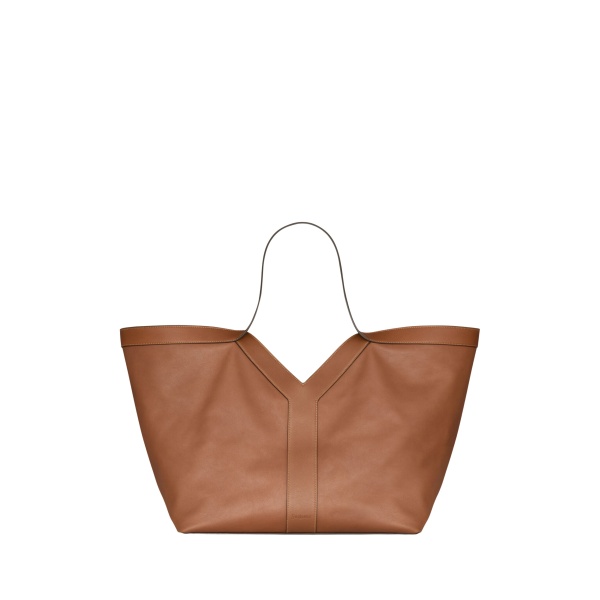 Saint Laurent Y TOTE IN LEATHER designed in Paris