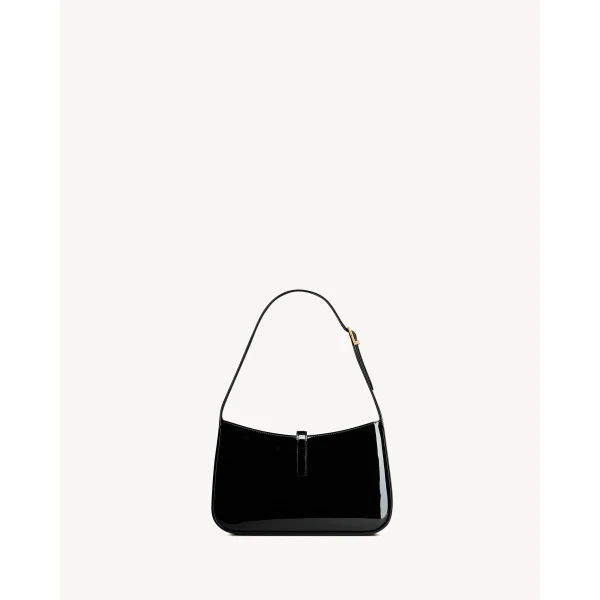 Saint Laurent le 5 à 7 in patent leather designed in Paris