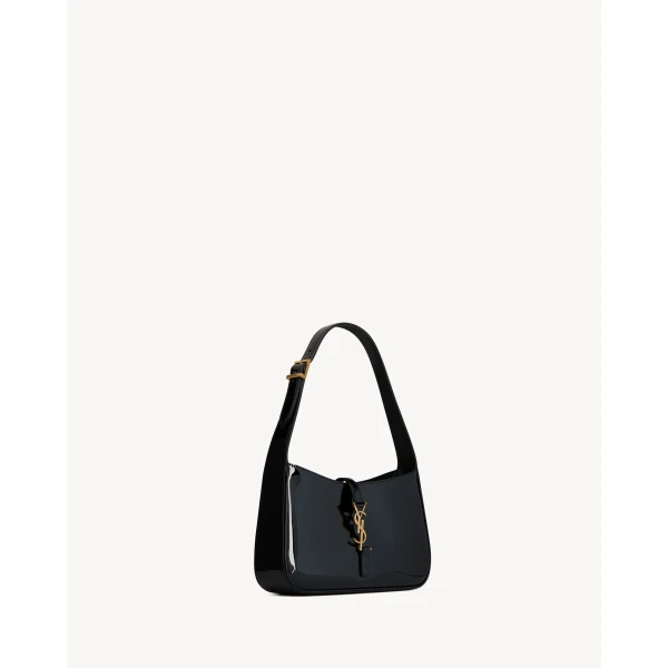 Saint Laurent le 5 à 7 in patent leather designed in Paris
