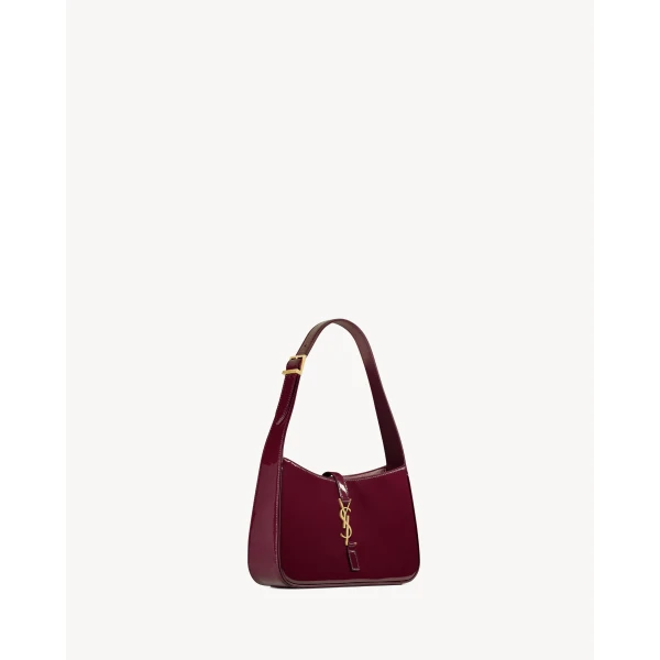 Saint Laurent le 5 à 7 in patent leather designed in Paris