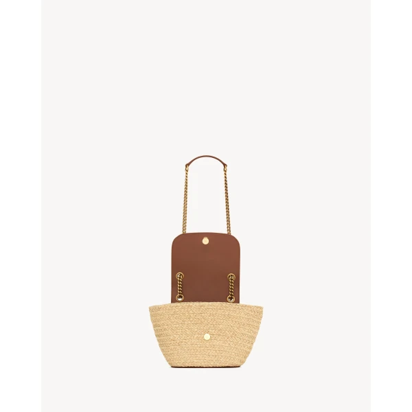 Saint Laurent mini Manon in raffia designed in Paris