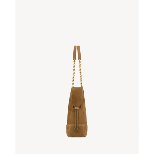 Saint Laurent small JAMIE SHOPPING in suede designed in Paris
