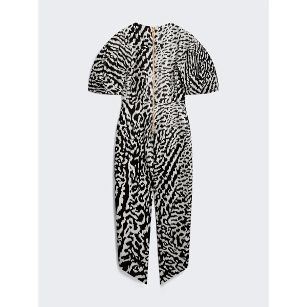 Schiaparelli Animal Print Midi Dress Dresses in Schiaparelli Authentic Luxury Fashion at Luxury Shoes 
