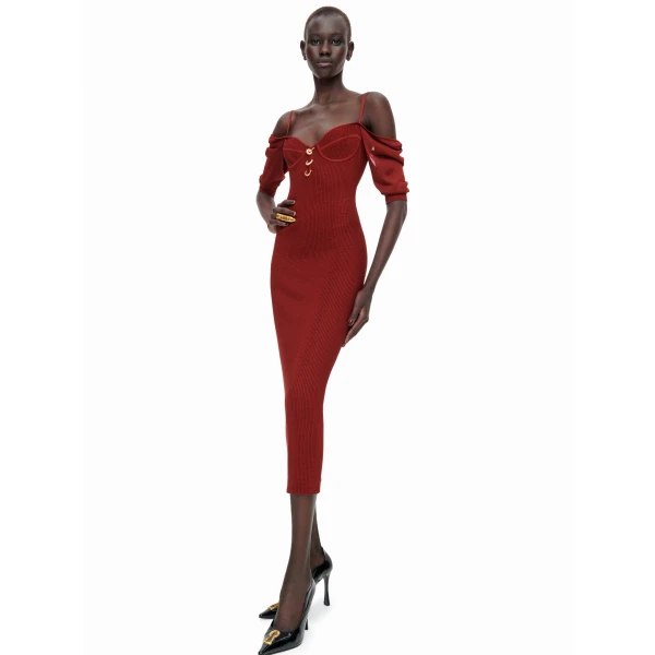 Schiaparelli Balconette Dress Dresses in Schiaparelli Authentic Luxury Fashion at Luxury Shoes 