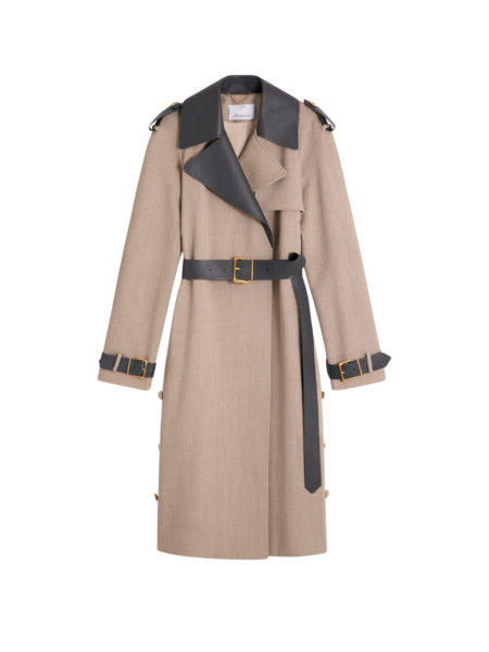 Schiaparelli Bi-Material Trench Coats in Schiaparelli Authentic Luxury Fashion at Luxury Shoes 