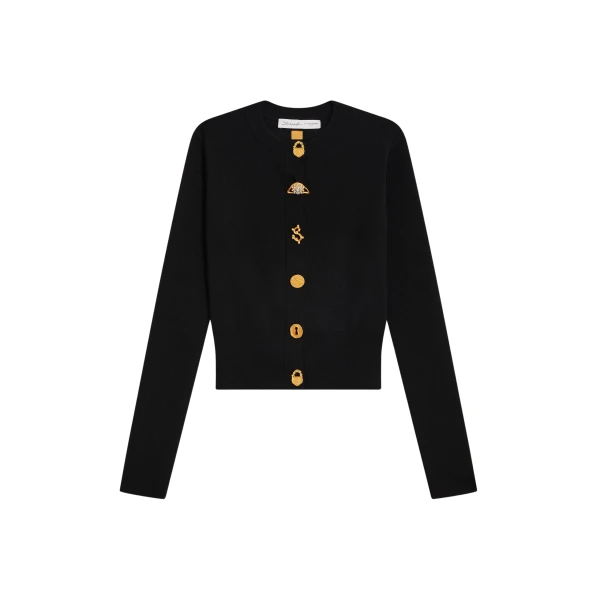 Schiaparelli Bijoux Buttons Cardigan Knitwear in Schiaparelli Authentic Luxury Fashion at Luxury Shoes 