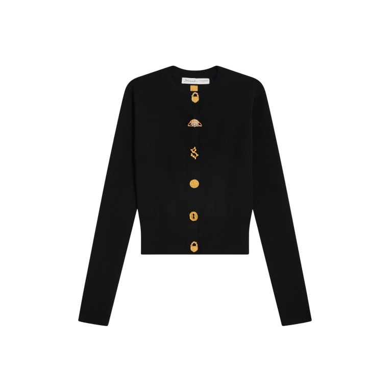 Schiaparelli Bijoux Buttons Cardigan Knitwear in Schiaparelli Authentic Luxury Fashion at Luxury Shoes 