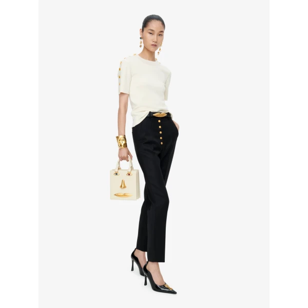 Schiaparelli Bijoux Buttons Sweater Knitwear in Schiaparelli Authentic Luxury Fashion at Luxury Shoes 