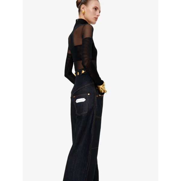 Schiaparelli Body Double Mesh Bodysuit in Schiaparelli Authentic Luxury Fashion at Luxury Shoes 