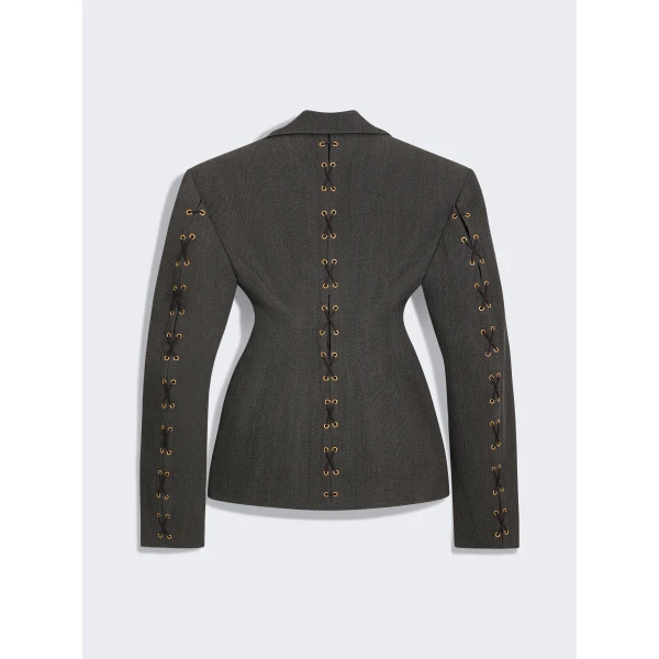 Schiaparelli Broad Shoulders Jacket Jackets in Schiaparelli Authentic Luxury Fashion at Luxury Shoes 