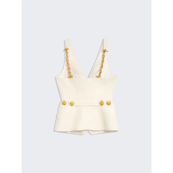 Schiaparelli Chain Bijoux Gilet Jackets in Schiaparelli Authentic Luxury Fashion at Luxury Shoes 