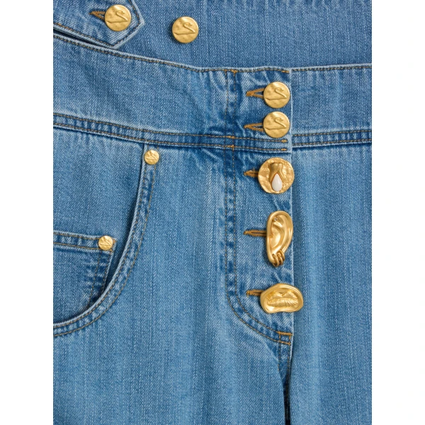 Schiaparelli Denim Cowboy Pants Pants in Schiaparelli Authentic Luxury Fashion at Luxury Shoes 