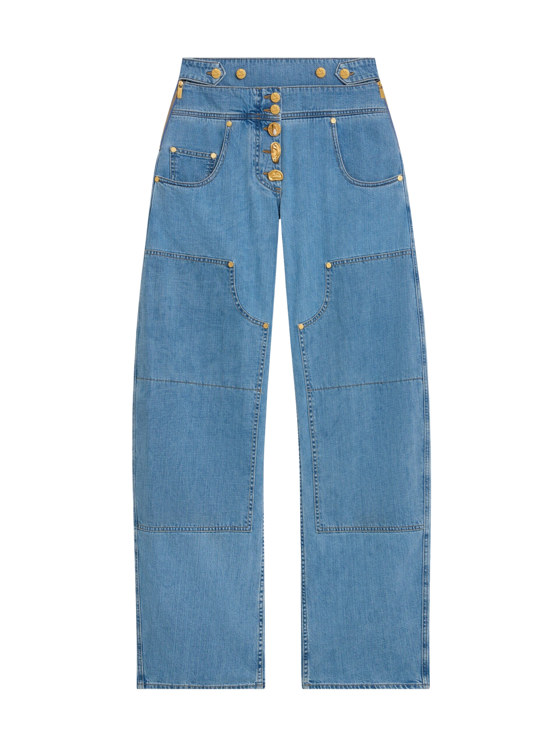 Schiaparelli Denim Cowboy Pants Pants in Schiaparelli Authentic Luxury Fashion at Luxury Shoes 