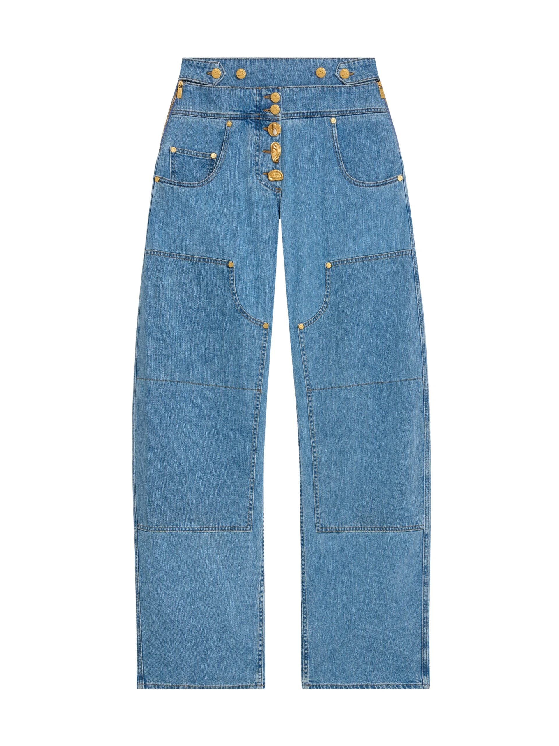 Schiaparelli-Denim-Cowboy-Pants-scaled34227_nobg Schiaparelli Denim Cowboy Pants Pants in Schiaparelli Authentic Luxury Fashion at Luxury Shoes