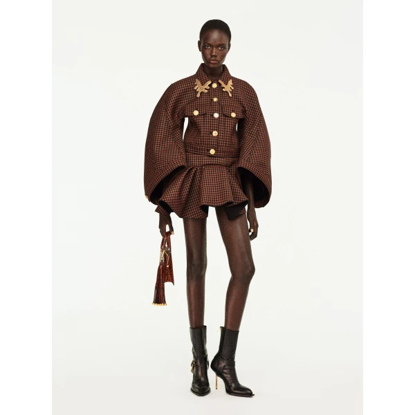 Schiaparelli Dove-Wing Cropped Jacket Jackets in Schiaparelli Authentic Luxury Fashion at Luxury Shoes 