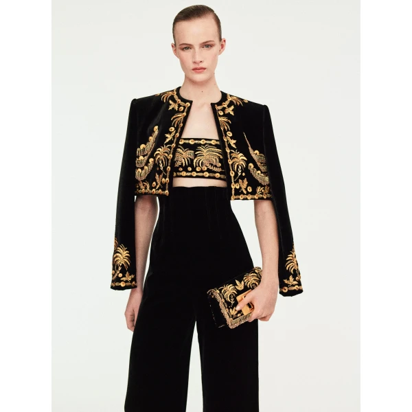 Schiaparelli Embroidered Bandeau Top Tops in Schiaparelli Authentic Luxury Fashion at Luxury Shoes 