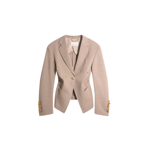 Schiaparelli Gathered Tailored Jacket Jackets in Schiaparelli Authentic Luxury Fashion at Luxury Shoes 