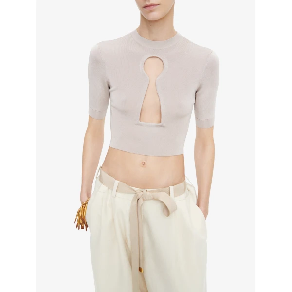 Schiaparelli Keyhole Top Tops in Schiaparelli Authentic Luxury Fashion at Luxury Shoes 