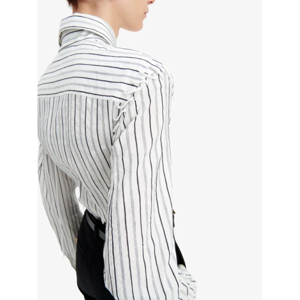 Schiaparelli Lace-Up Shirt Tops in Schiaparelli Authentic Luxury Fashion at Luxury Shoes 
