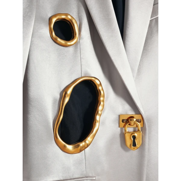 Schiaparelli Padlock Jacket Jackets in Schiaparelli Authentic Luxury Fashion at Luxury Shoes 