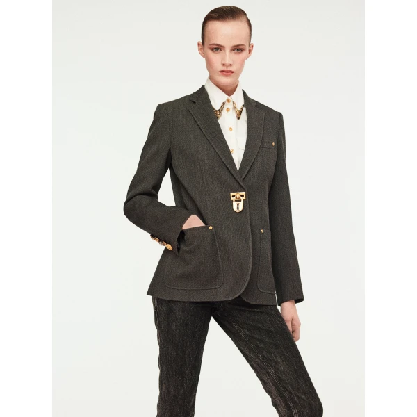 Schiaparelli Padlock Jacket Jackets in Schiaparelli Authentic Luxury Fashion at Luxury Shoes 