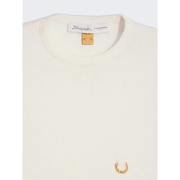 Schiaparelli Pierced T-Shirt Tops in Schiaparelli Authentic Luxury Fashion at Luxury Shoes 