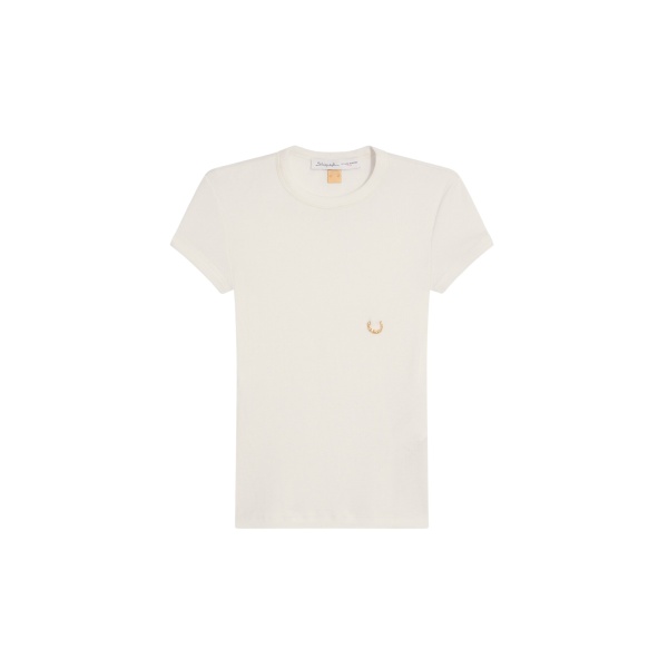 Schiaparelli Pierced T-Shirt Tops in Schiaparelli Authentic Luxury Fashion at Luxury Shoes 