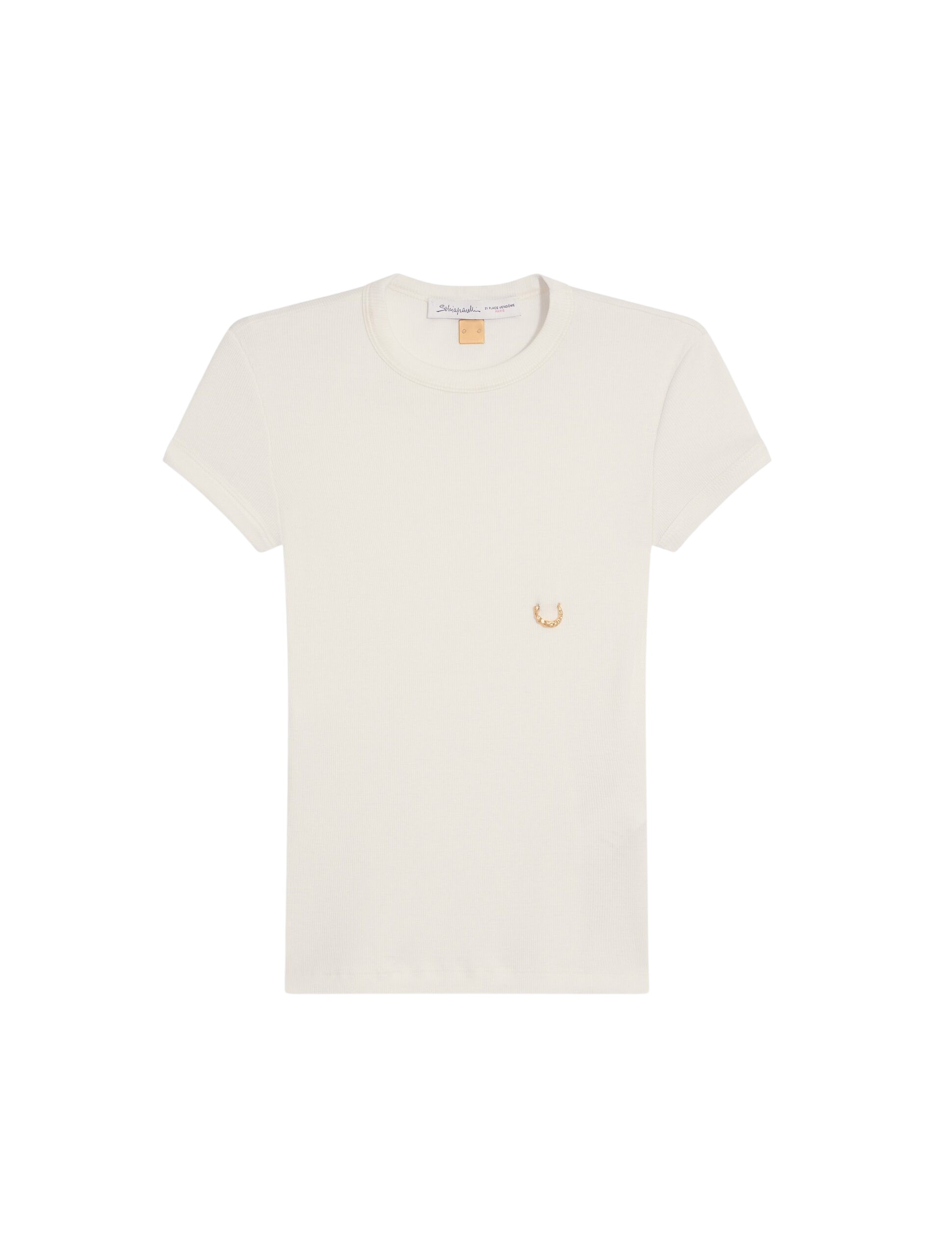 Schiaparelli Pierced T-Shirt Tops in Schiaparelli Authentic Luxury Fashion at Luxury Shoes 