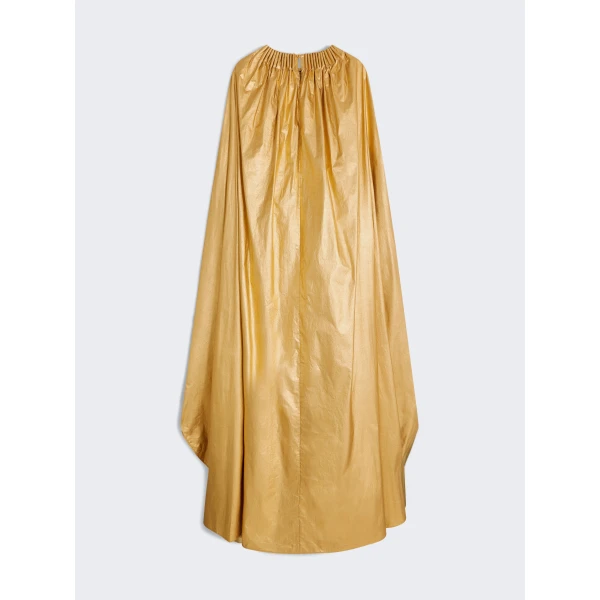 Schiaparelli Ruched Cape Dress Dresses in Schiaparelli Authentic Luxury Fashion at Luxury Shoes 