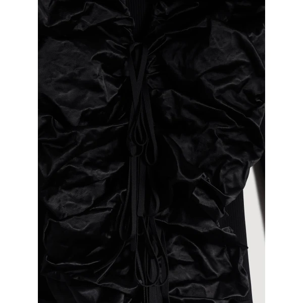 Schiaparelli Sculptural Ruffle Dress Dresses in Schiaparelli Authentic Luxury Fashion at Luxury Shoes 
