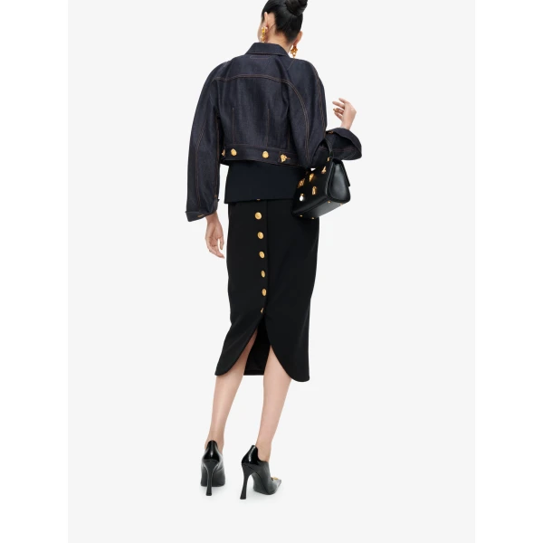 Schiaparelli Short Jacket With Rounded Sleeves Jackets in Schiaparelli Authentic Luxury Fashion at Luxury Shoes 