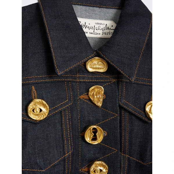 Schiaparelli Short Jacket With Rounded Sleeves Jackets in Schiaparelli Authentic Luxury Fashion at Luxury Shoes 
