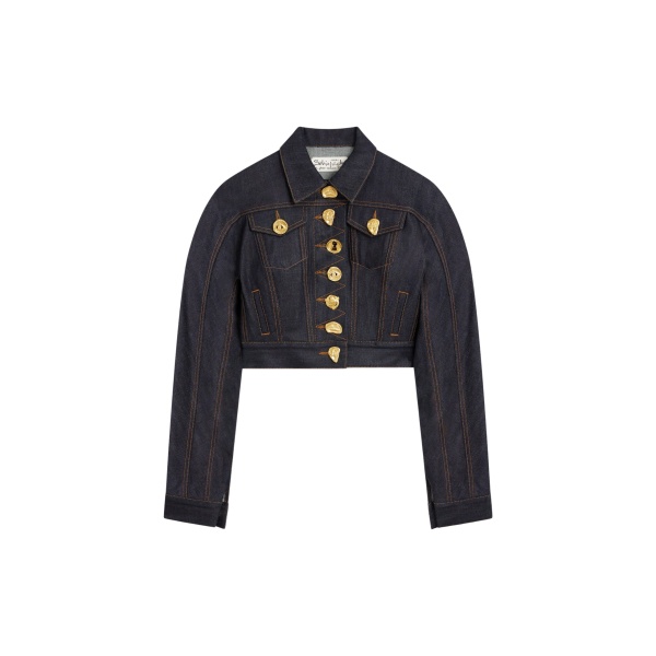 Schiaparelli Short Jacket With Rounded Sleeves Jackets in Schiaparelli Authentic Luxury Fashion at Luxury Shoes 