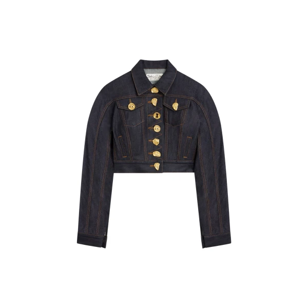Schiaparelli Short Jacket With Rounded Sleeves Jackets in Schiaparelli Authentic Luxury Fashion at Luxury Shoes 