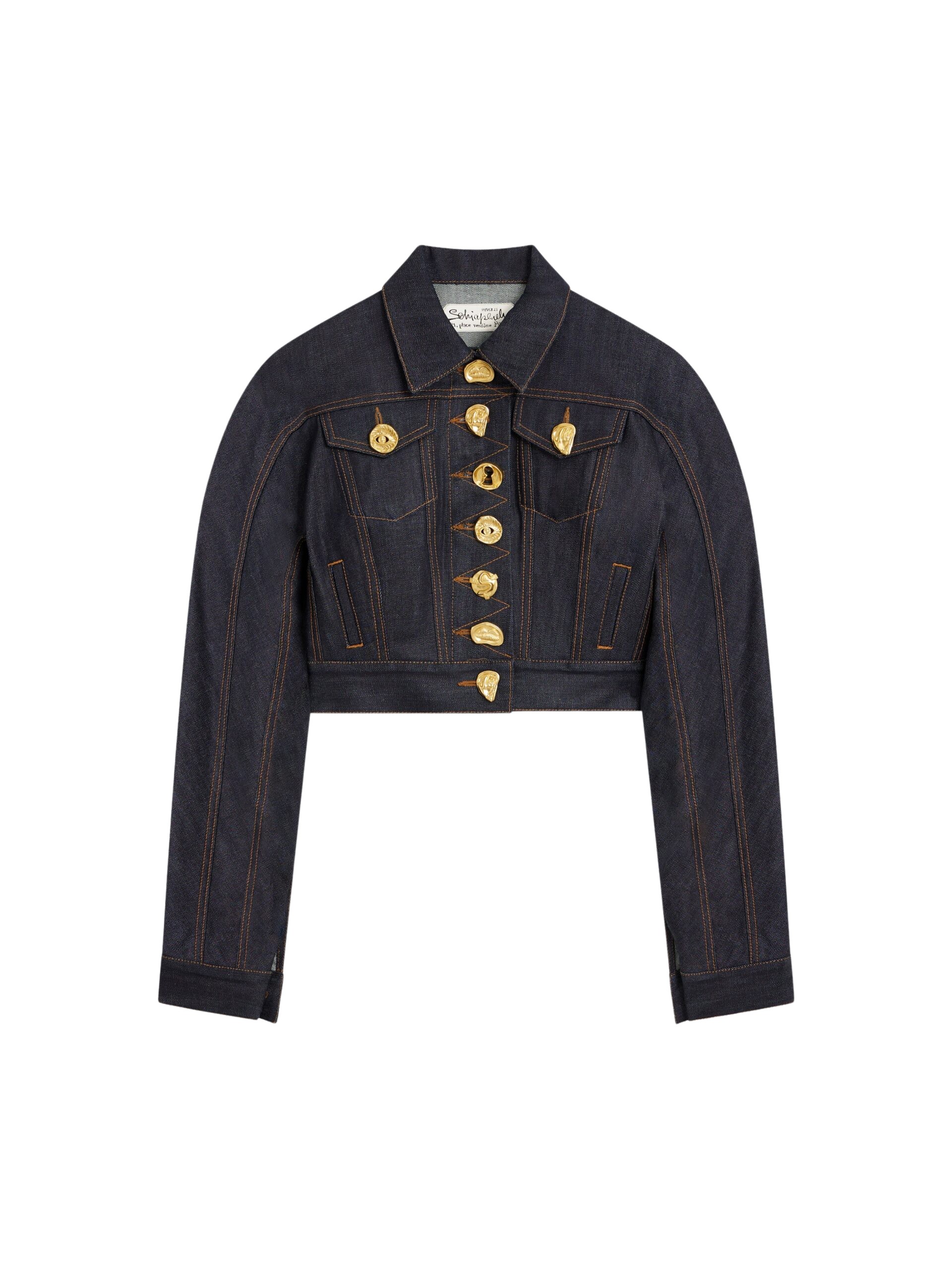 Schiaparelli Short Jacket With Rounded Sleeves Jackets in Schiaparelli Authentic Luxury Fashion at Luxury Shoes 