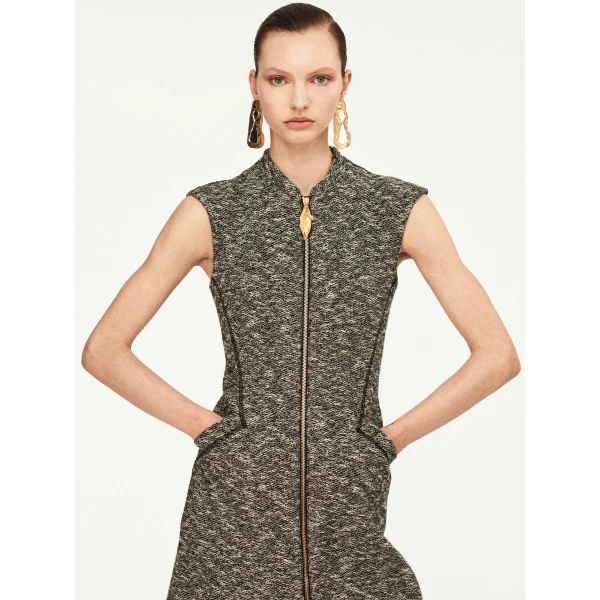 Schiaparelli Sleeveless Zip-Up Dress Dresses in Schiaparelli Authentic Luxury Fashion at Luxury Shoes 