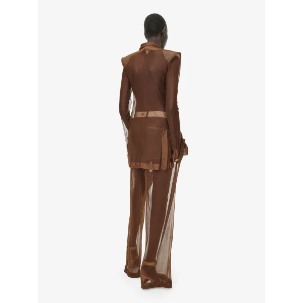 Schiaparelli Transparent Crossover Jacket Jackets in Schiaparelli Authentic Luxury Fashion at Luxury Shoes 