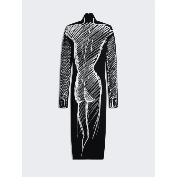 Schiaparelli Trompe L'Oeil Dress Dresses in Schiaparelli Authentic Luxury Fashion at Luxury Shoes 