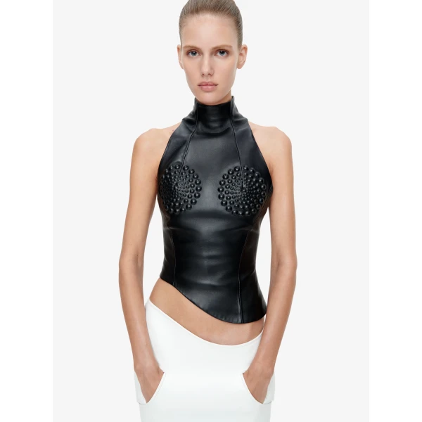 Schiaparelli Trompe L'Oeil Wave Top Tops in Schiaparelli Authentic Luxury Fashion at Luxury Shoes 
