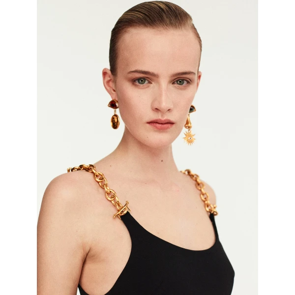Schiaparelli Twisted Bijoux Dress Dresses in Schiaparelli Authentic Luxury Fashion at Luxury Shoes 