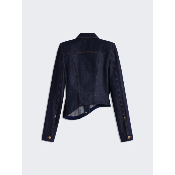 Schiaparelli Wave Denim Jacket Jackets in Schiaparelli Authentic Luxury Fashion at Luxury Shoes 