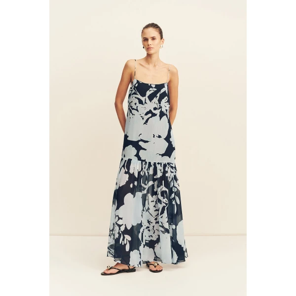 Shona Joy Aleyna Dropped Waist Maxi Dress - Dresses - Australian Luxury Eventwear at Luxury Shoes 