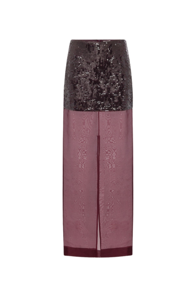 Shona Joy Amerie Silk Sequin Maxi Skirt - Port Royale - Skirts - Australian Luxury Eventwear at Luxury Shoes 