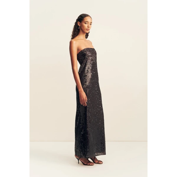 Shona Joy Amerie Strapless Maxi Dress - Port Royale - Dresses - Australian Luxury Eventwear at Luxury Shoes 