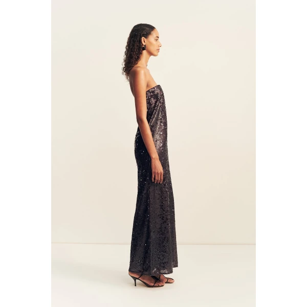 Shona Joy Amerie Strapless Maxi Dress - Port Royale - Dresses - Australian Luxury Eventwear at Luxury Shoes 