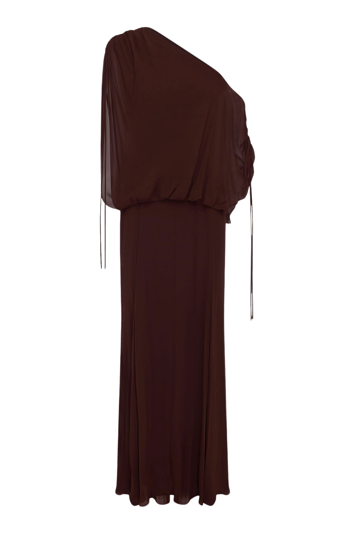 Shona Joy Amina Off Shoulder Blouson Maxi Dress – Ristretto