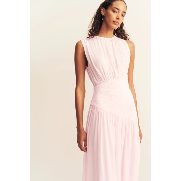 Shona Joy Amina Panelled Ruched Maxi Dress - Fairyfloss - Dresses - Australian Luxury Eventwear at Luxury Shoes 